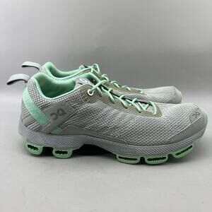 On Cloudsurfer 6 Running Shoes Women Size 10 Gray Green Mesh Comfort Sneakers